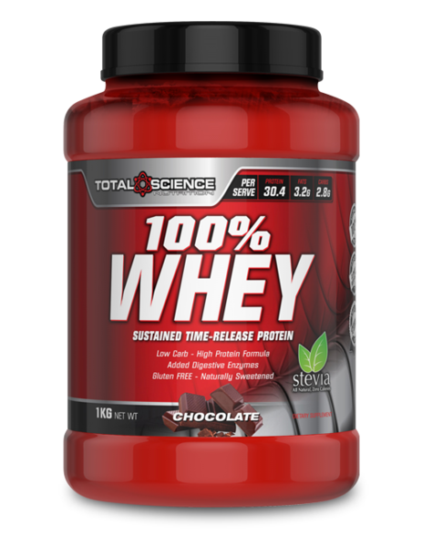 TOTAL SCIENCE 100% WHEY 1KG MULTI - WHEY SUSTAINED RELEASE PROTEIN