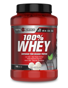 TOTAL SCIENCE 100% WHEY 1KG MULTI - WHEY SUSTAINED RELEASE PROTEIN