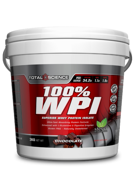 TOTAL SCIENCE 100% WPI (3KG) SUPERIOR WHEY PROTEIN ISOLATE