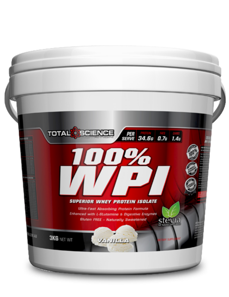 TOTAL SCIENCE 100% WPI (3KG) SUPERIOR WHEY PROTEIN ISOLATE