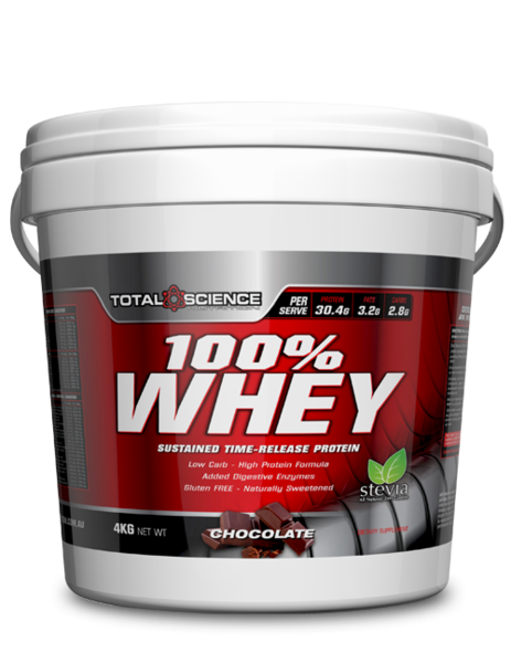 TOTAL SCIENCE 100% WHEY 4KG MULTI-WHEY SUSTAINED RELEASE PROTEIN