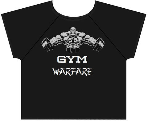 Gym Warfare Beast Mode Old School Bodybuilding Rag top