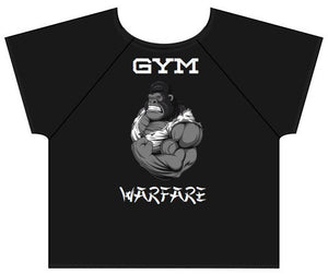 Gym Warfare Crazy Gorilla Old School Bodybuilding Rag Top